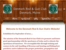 Tablet Screenshot of denmarkrodandgunclub.org